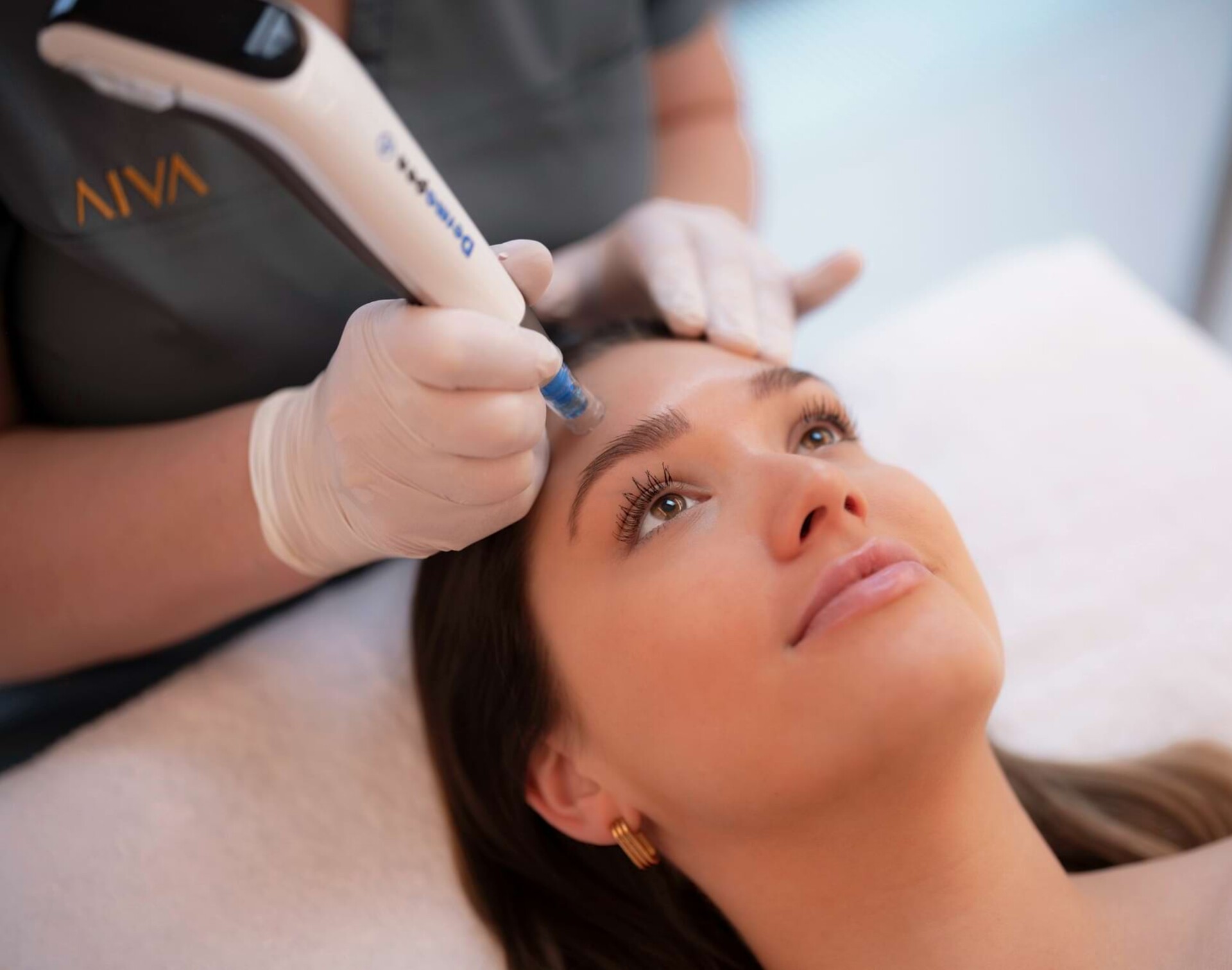 Refreshing stressed skin: facial treatments at AIVA in Berlin.